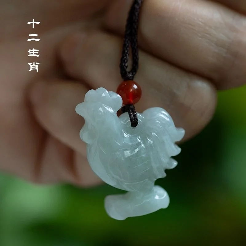Women'S Fashion Jewellery - Natuurlijke Emerald Chinese Drie Dimensionale Zodiac