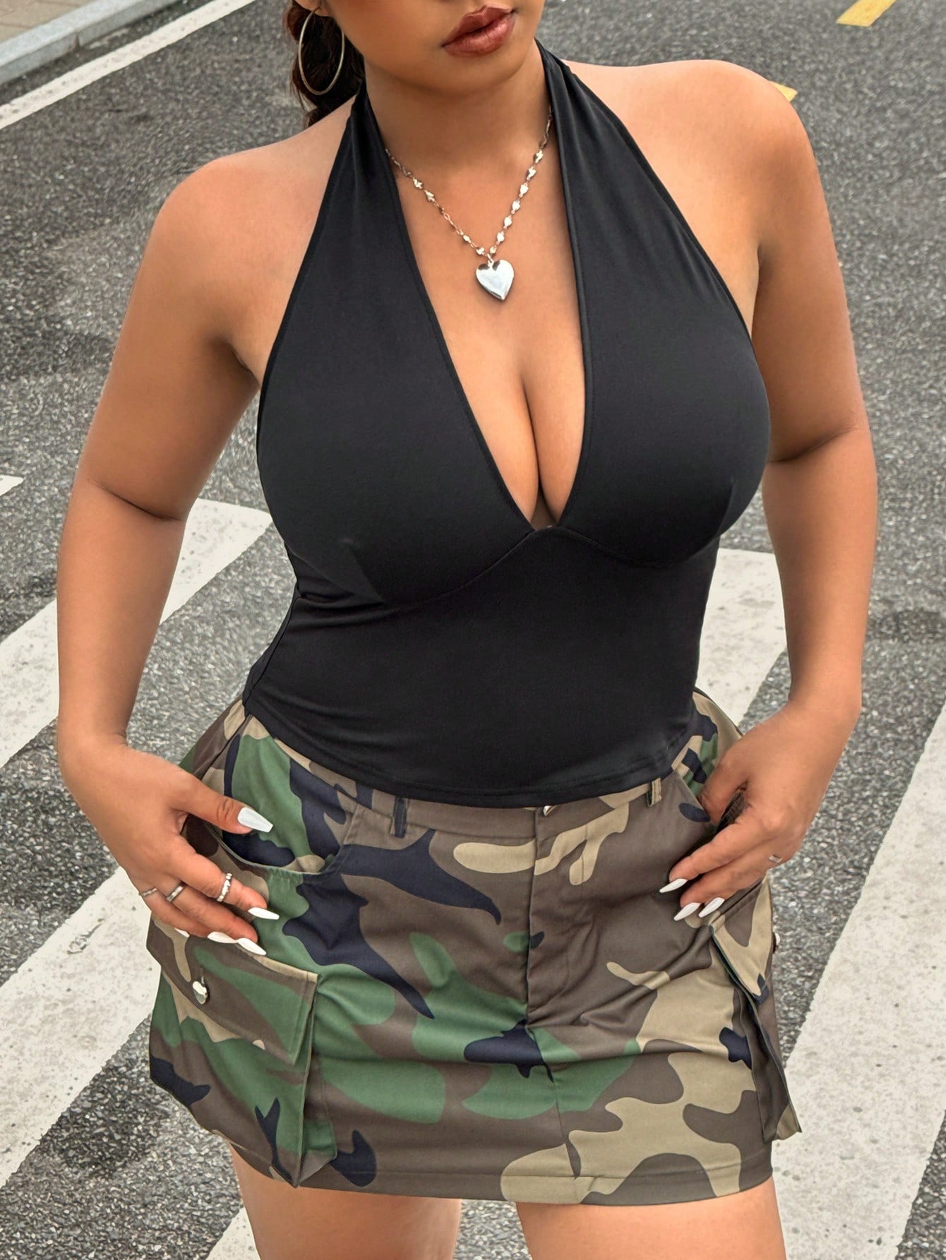 Women'S Fashion Vest Tops - Nieuwe mode effen kleur plus size