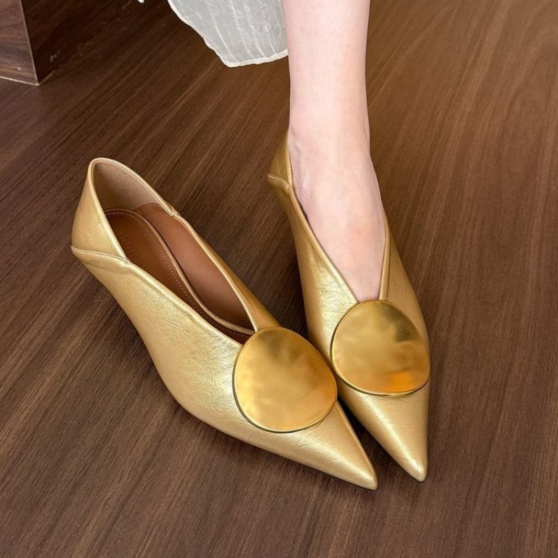 Women'S Fashion Shoes - 2025 Lente Zomer Puntschoen Schoeisel Slip