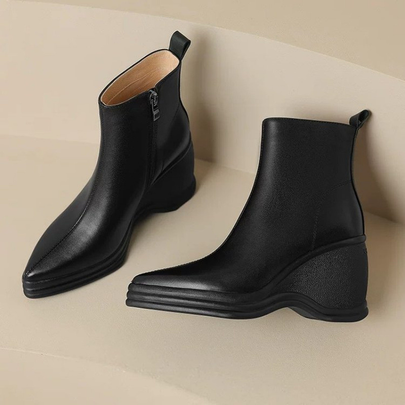Women'S Fashion Korea - 2026 Lente/Herfst/Winter Nieuwe Franse Retro Puntige