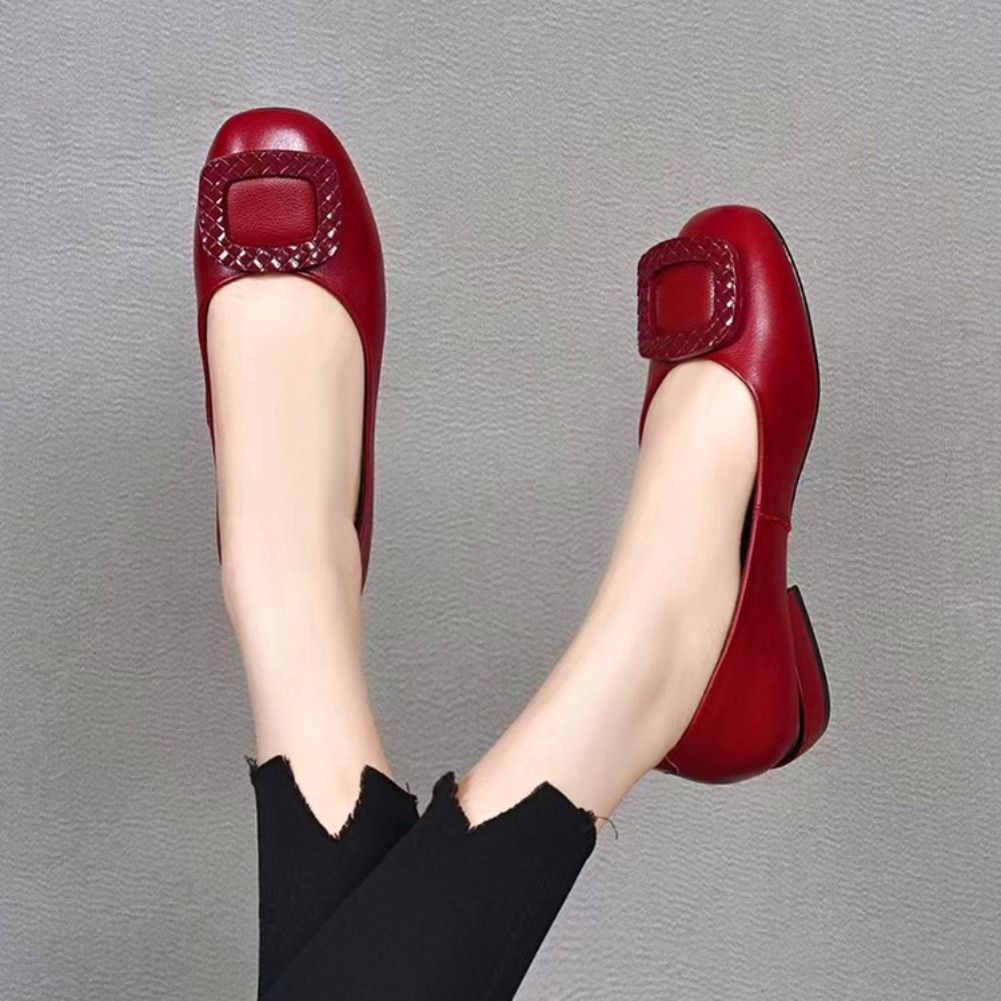 Women'S Fashion Shoes - Zachte leren dames schoenen met zachte