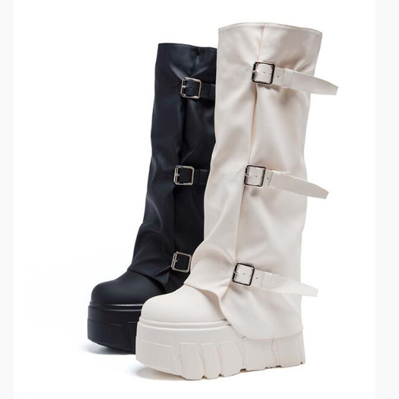 Women'S Fashion Knee High Boots - Nieuwe 2026 Modemerk Herfst Winter Vrouwen