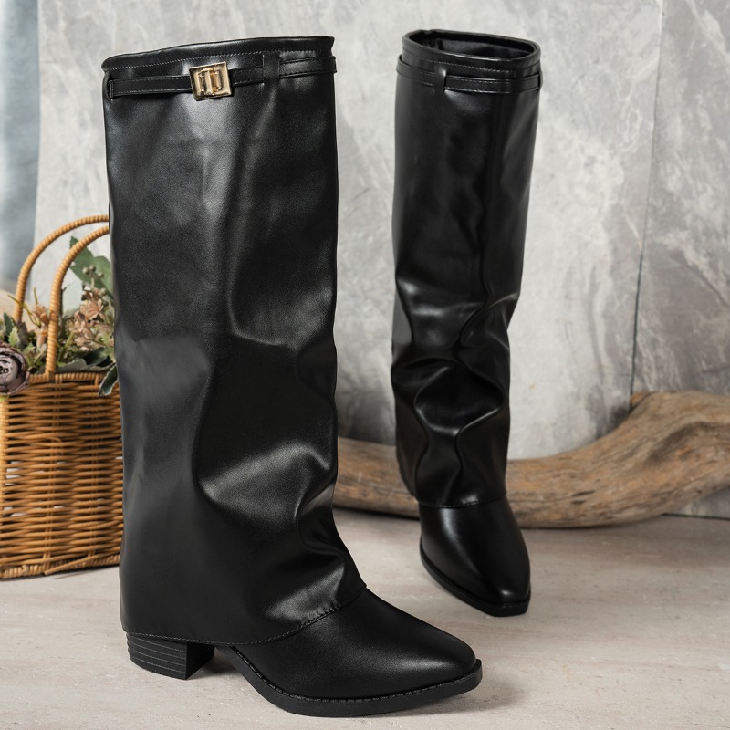 Lente Herfst Nieuwe Simpele St - Women'S Fashion Knee High Boots recensie en prijs