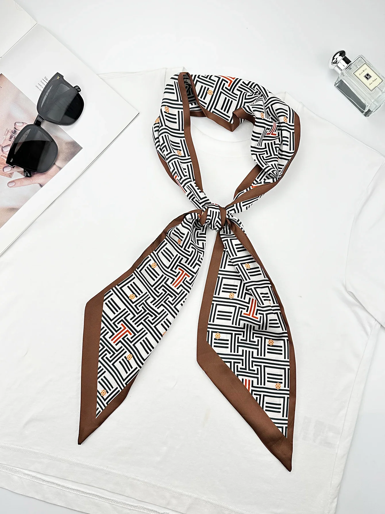 Luxe Geometrie Magere Zijden S - Women Fashion Necktie recensie en prijs