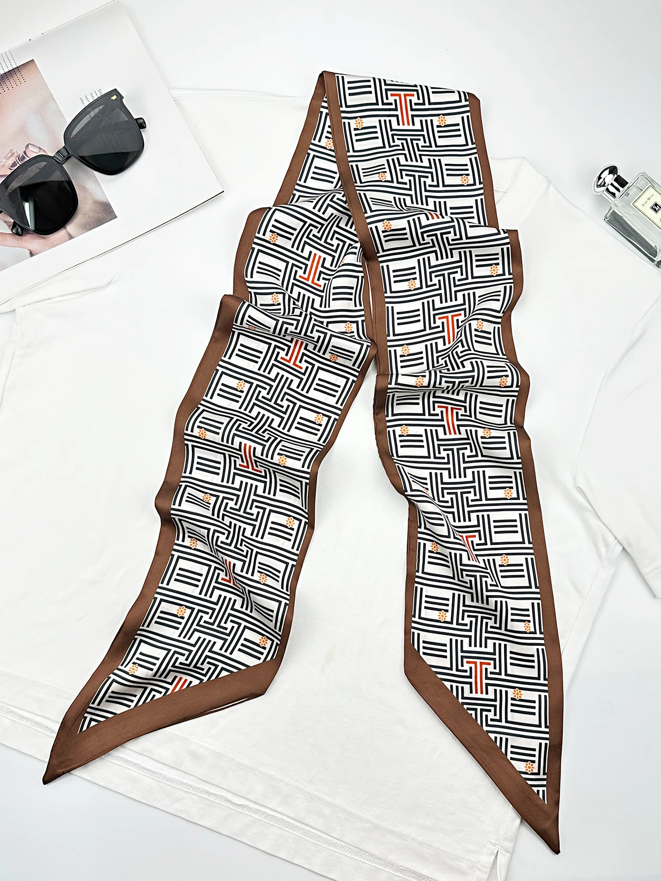 Luxe Geometrie Magere Zijden S - Women Fashion Necktie recensie en prijs