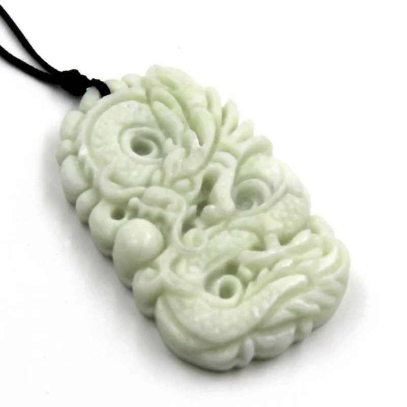 Natuurlijke witte jade Draak P - Women'S Fashion Jewellery recensie en prijs