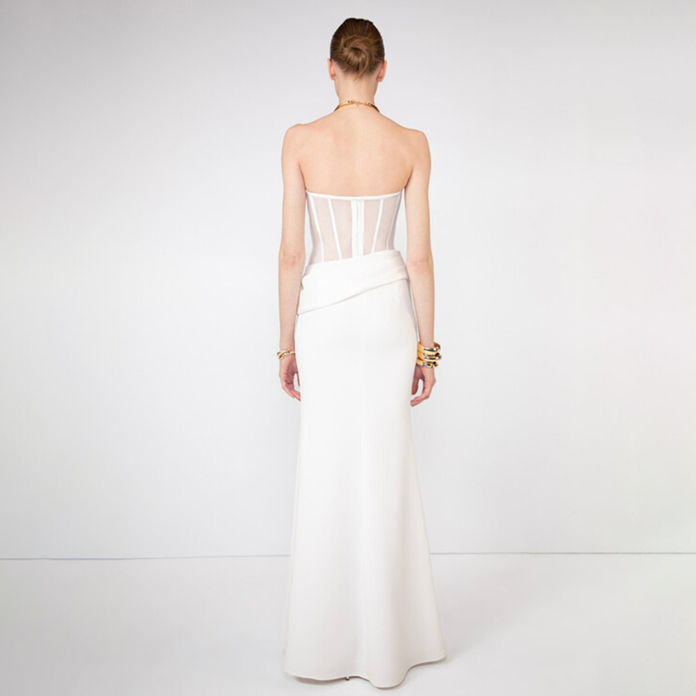Sexy doorschijnende visgraat-a - Women Fashion Dress Names recensie en prijs