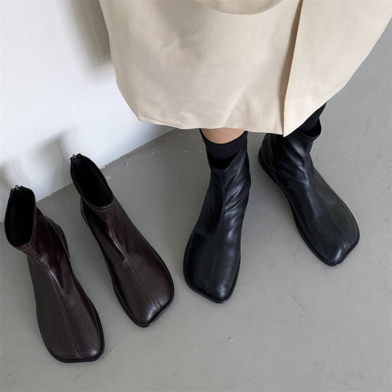 Dames Herfst Echt Lederen Vier - Women'S Fashion Korea recensie en prijs