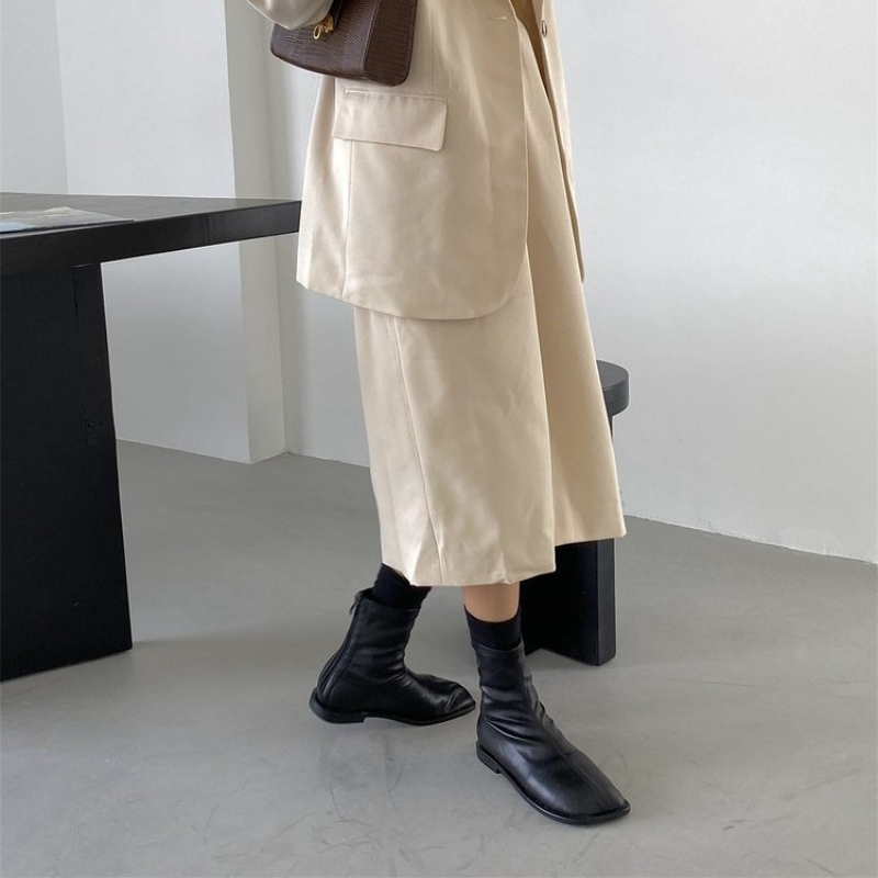 Dames Herfst Echt Lederen Vier - Women'S Fashion Korea recensie en prijs