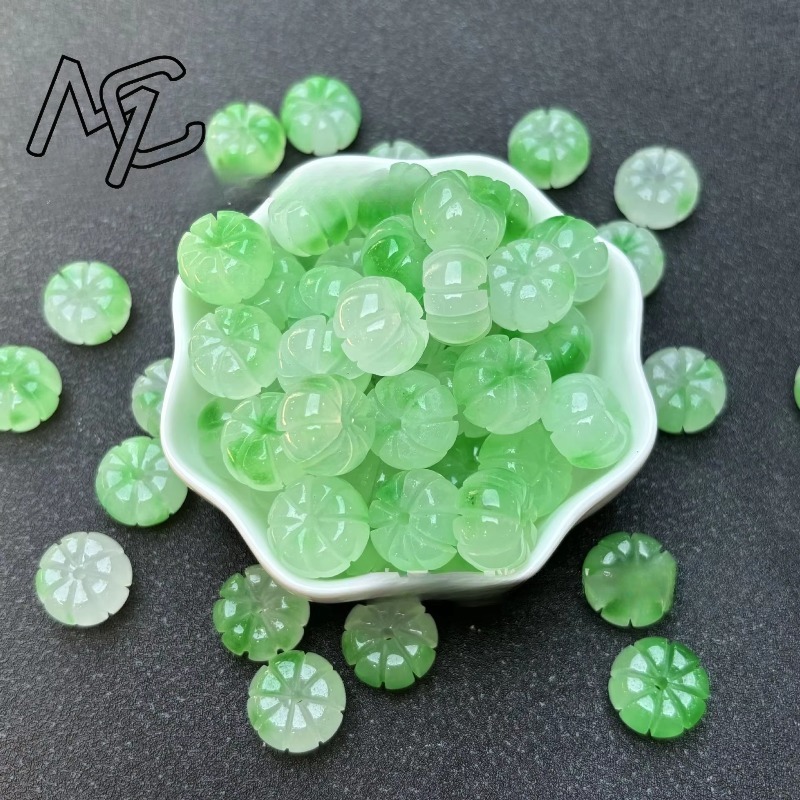 10 stks Een Groene Jade Pompoe - Women'S Fashion Jewellery recensie en prijs