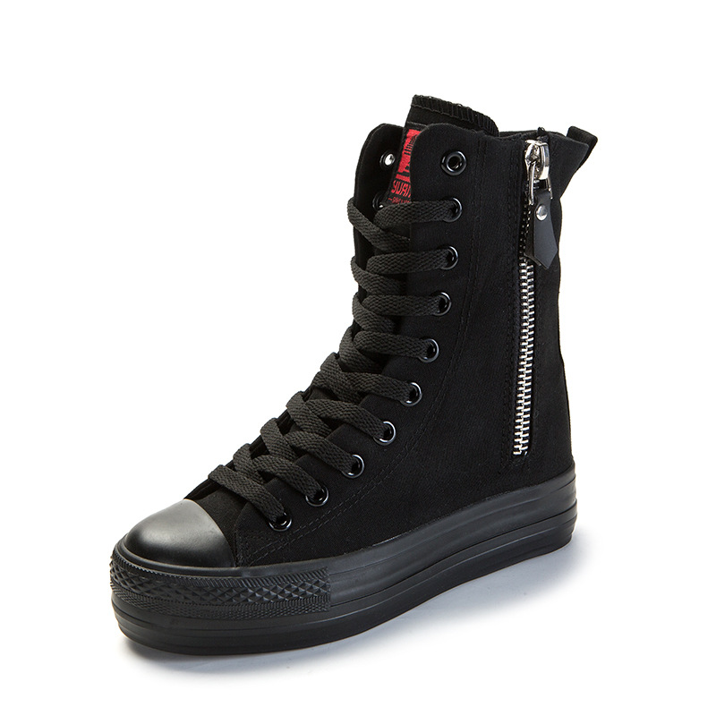 Damesschoenen Nieuwe hoge canv - Women'S Fashion Korea recensie en prijs