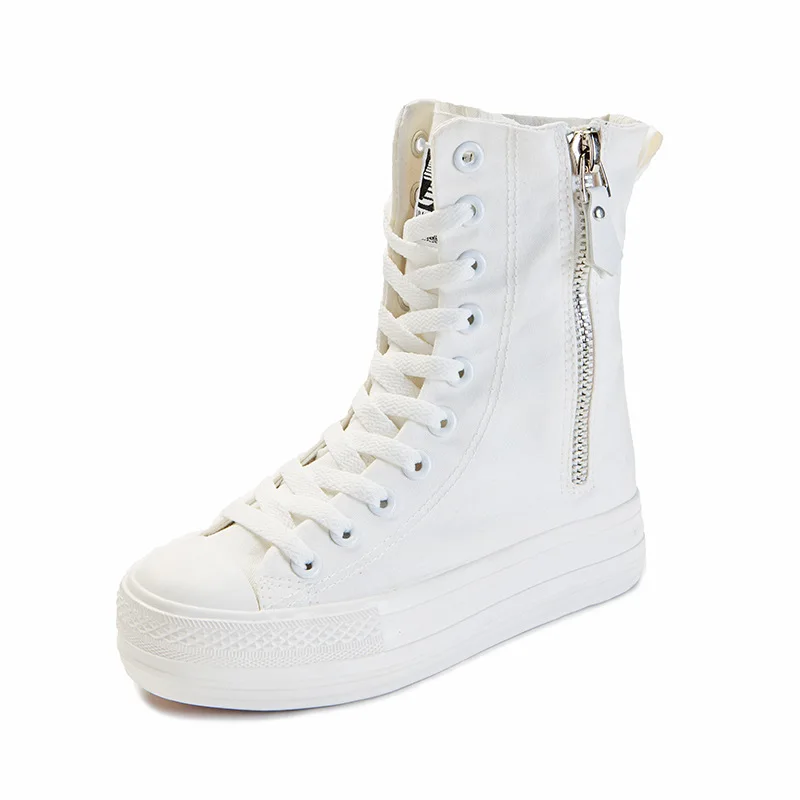 Damesschoenen Nieuwe hoge canv - Women'S Fashion Korea recensie en prijs