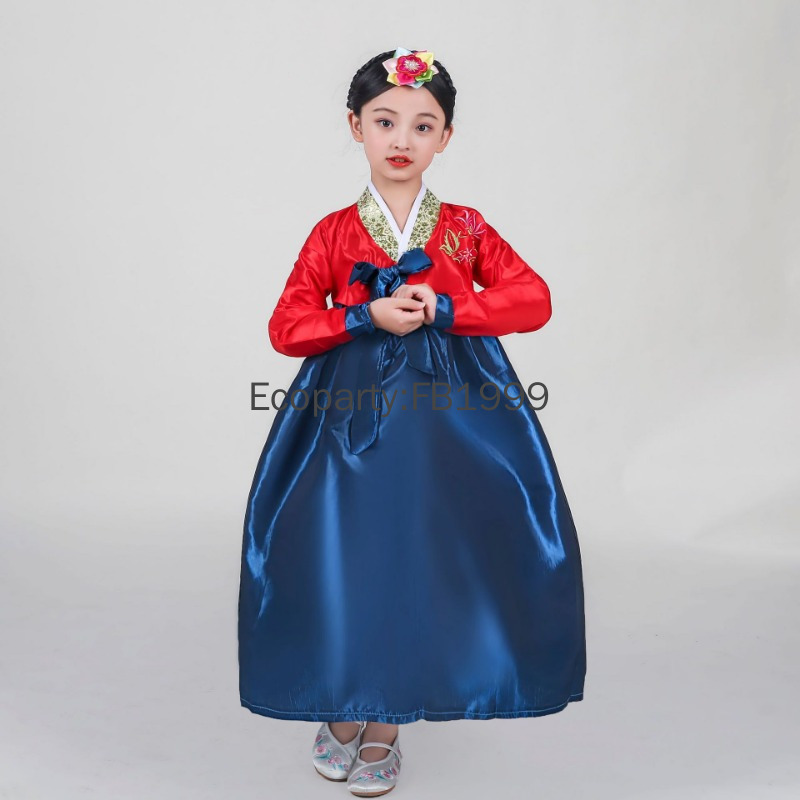 4-kleuren meisjes Hanbok-jurk  - Women'S Fashion Korea recensie en prijs