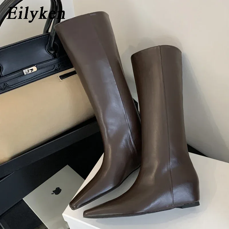 Eilyken Zacht Leer Puntschoen  - Women'S Fashion Knee High Boots recensie en prijs