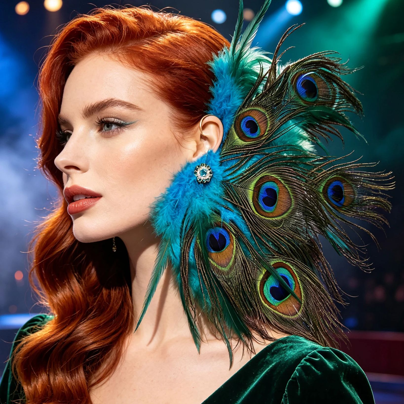 Boho Feather Oorklem, niet-pie - Women Fashion Photoshoot recensie en prijs