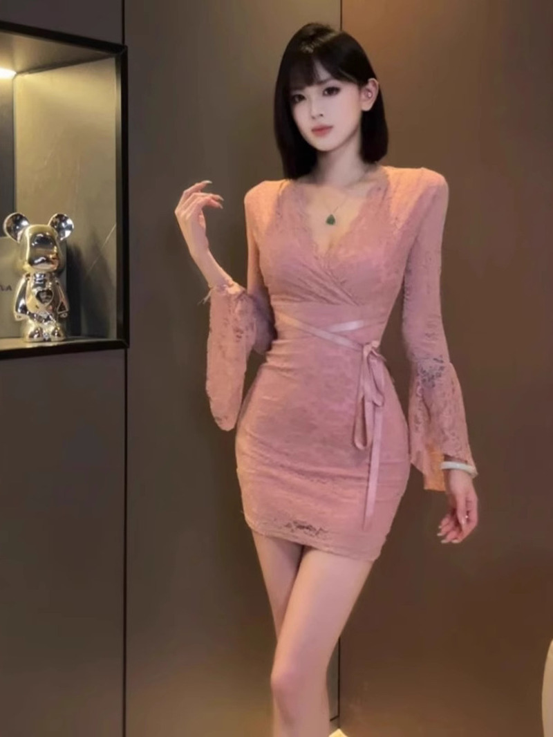 Sexy Kant Bell Mouw Jurk vrouw - Women Fashion Dress Names recensie en prijs