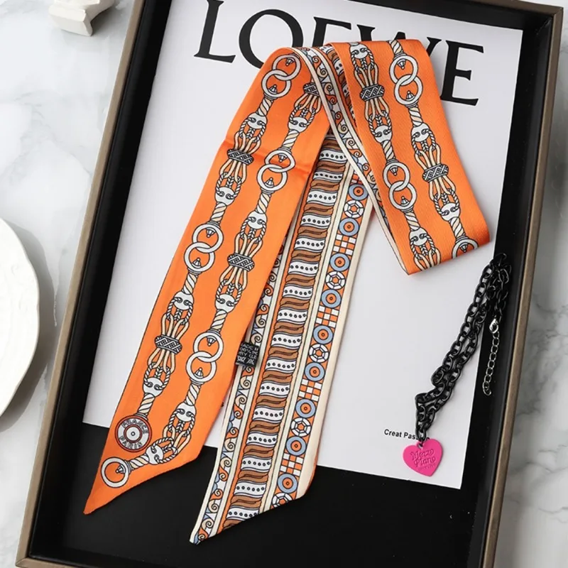 Mode Magere Zijden Sjaal voor  - Women Fashion Necktie recensie en prijs
