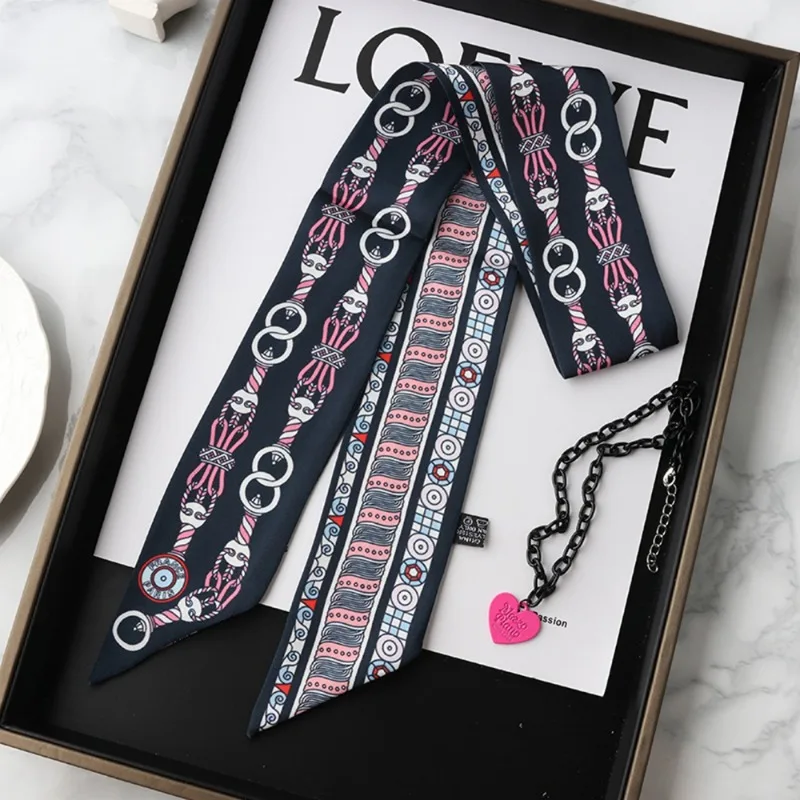 Mode Magere Zijden Sjaal voor  - Women Fashion Necktie recensie en prijs
