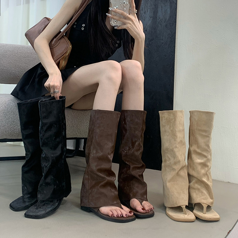 Uitgeholde dameslaarzen Fluwel - Women'S Fashion Korea recensie en prijs