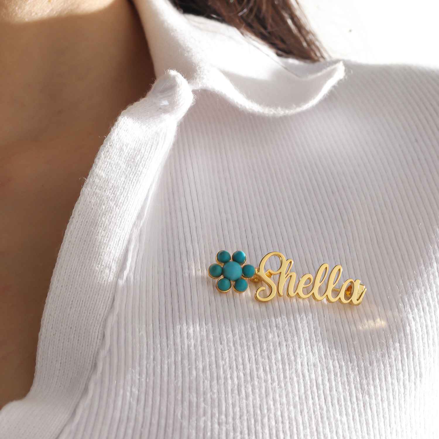 Gepersonaliseerde broche met n - Women Fashion Dress Names recensie en prijs