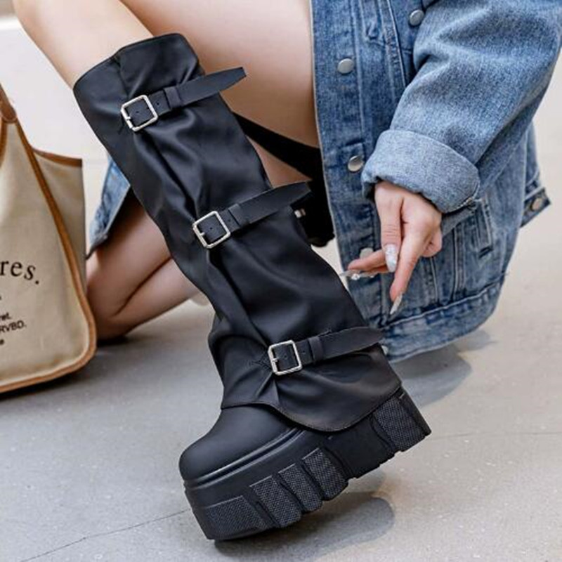 Nieuwe 2026 Modemerk Herfst Wi - Women'S Fashion Knee High Boots recensie en prijs