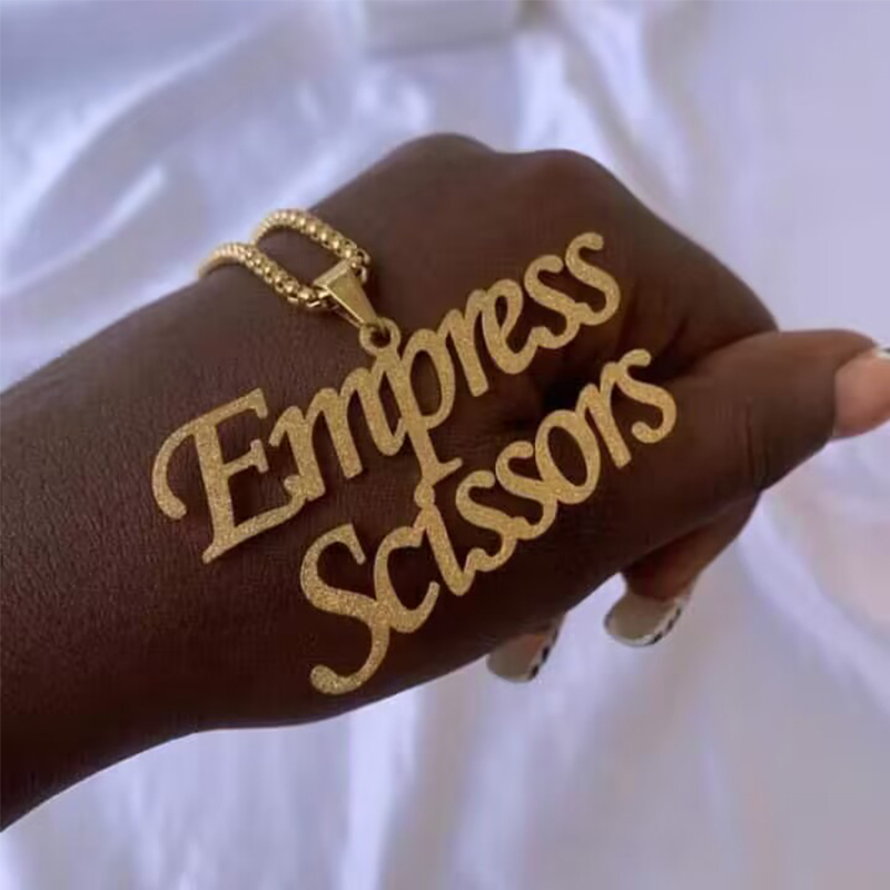 Custom Frosted Naam Ketting Vo - Women Fashion Names recensie en prijs