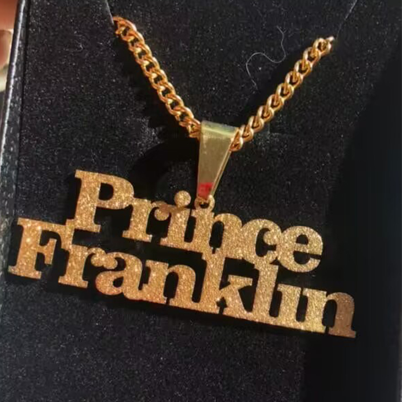 Custom Frosted Naam Ketting Vo - Women Fashion Names recensie en prijs