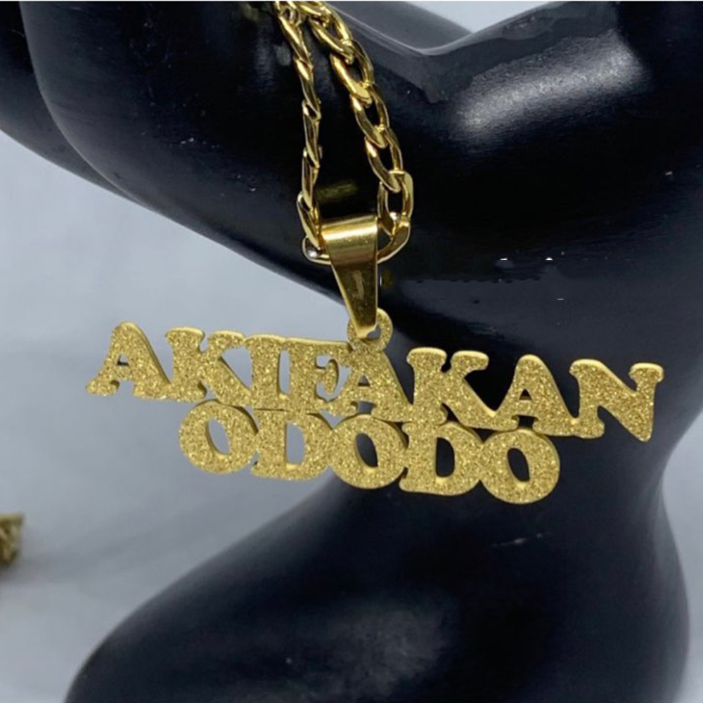 Custom Frosted Naam Ketting Vo - Women Fashion Names recensie en prijs